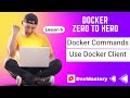 06 | Docker Basic Commands | Docker Run Command In Detail | Using The Docker Client | Urdu/Hindi