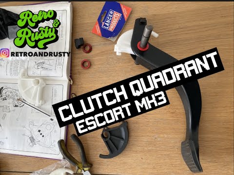 FORD ESCORT MK3 - How To Fit A Clutch Quadrant & Pawl !