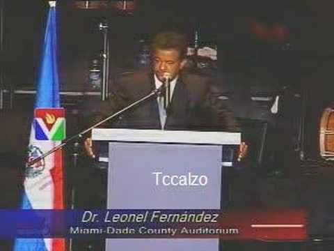 discurso del presidente Leonel Fernandez en miami ...