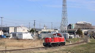 八戸臨海鉄道 DD16形12レ(単機) 北沼～八戸貨物 2019年4月14日