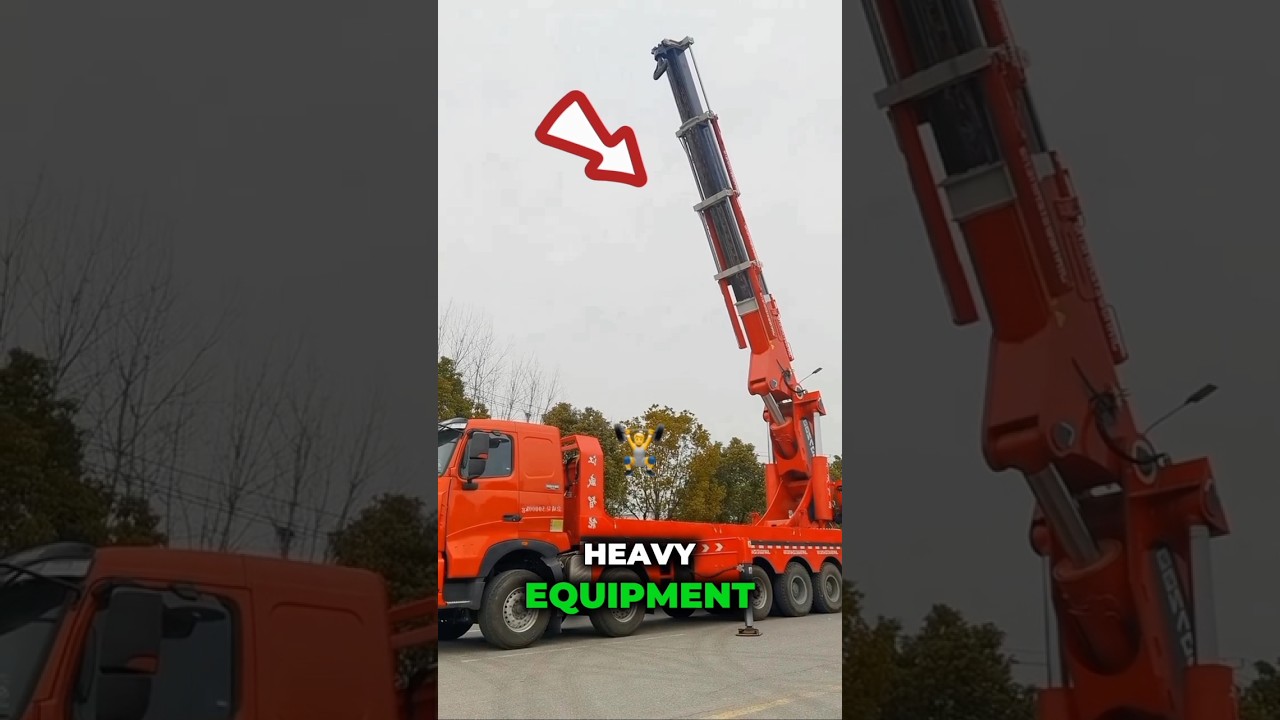 Truck mounted knuckle boom crane 🤯 💪 