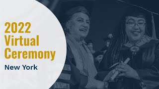 2022 Virtual Graduation Ceremony - New York Campus