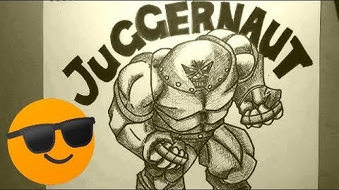 how to draw juggernaut deadpool 2 step by step