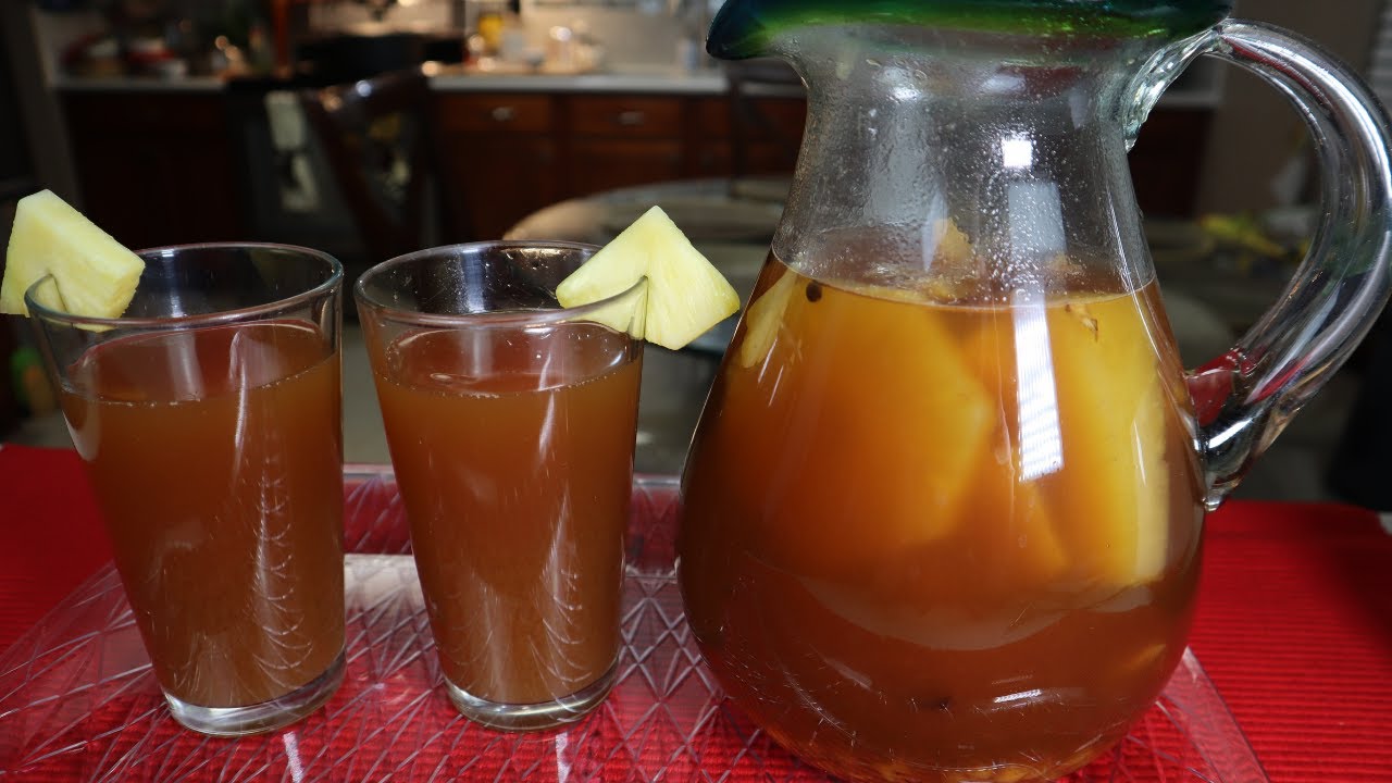 RECETA DE CHICHA GUATEMALTECA BEBIDA REFRESCANTE CON SABOR  A LICOR.