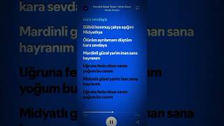 Mardinli Güzel Yarim Şarkı Sözü