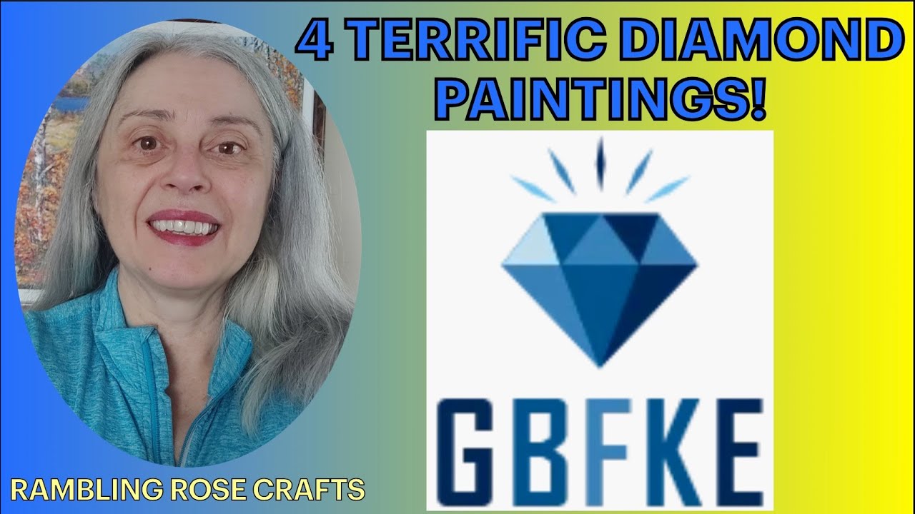 4 Great Diamond Paintings from GBFKE!! (#860, #861, #862 & #863)
