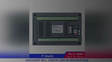 7 Inch HMI with FX3U HMI PLC All in One Integrated PLC-HMI Combo with RS485 PLC supports Mitsubishi