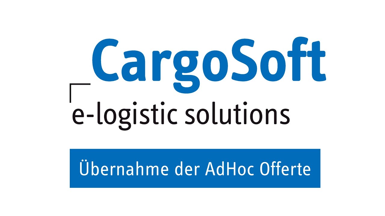 ECM - Übernahme der Adhoc-Offerte in das TMS