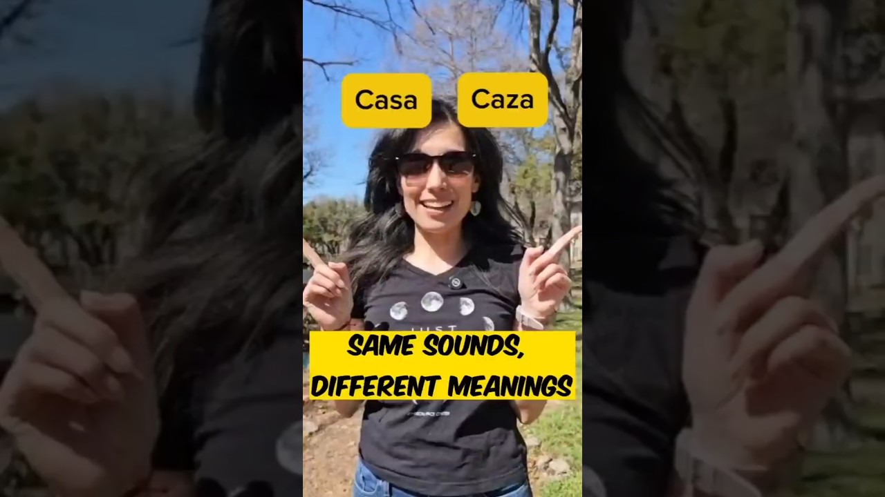 "Same sound, different meaning!" 🎭 