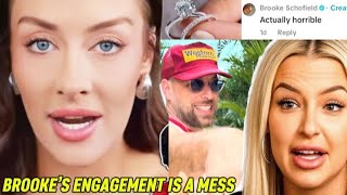 Brooke Schofield BLASTED after getting ENGAGED to ‘WEIRDO’ Bf | The DRAMA IS INSANE
