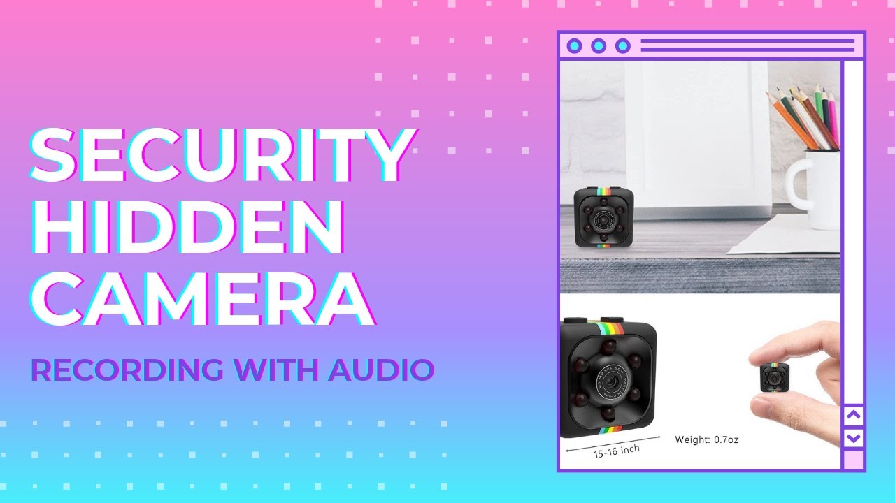 Small Handy Mini hidden Security Camera Available On Amazon India & Online | 