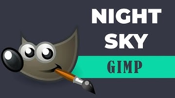 How to create a starry night sky in GIMP