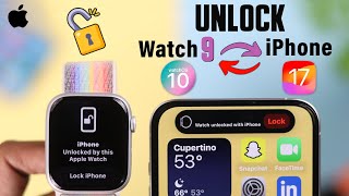 How To Unlock iPhone with Apple Watch 9! [Vice Versa]