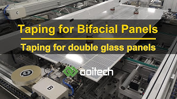 Taping for Bifacial Solar Panels