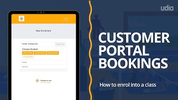 How to enrol into a class in the customer portal