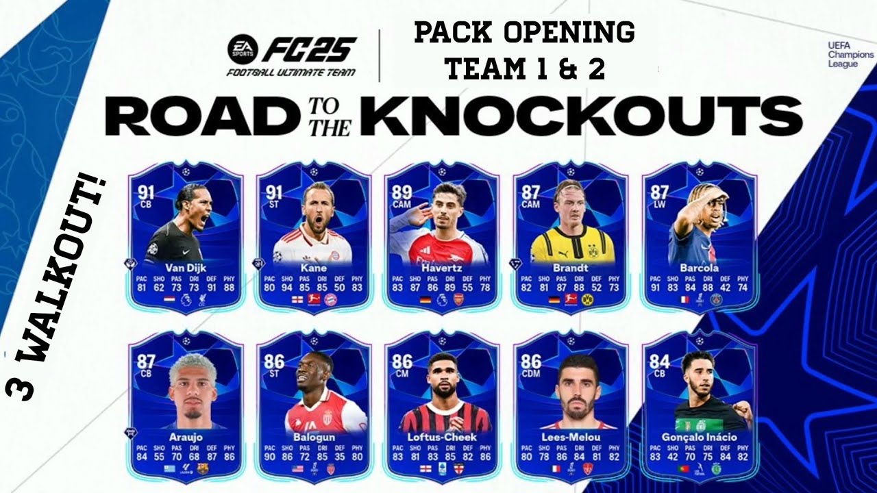 HO TROVATO UN RTTK E 3 WALKOUT! RTTK Team 1 & 2 Pack Opening | EA FC 25