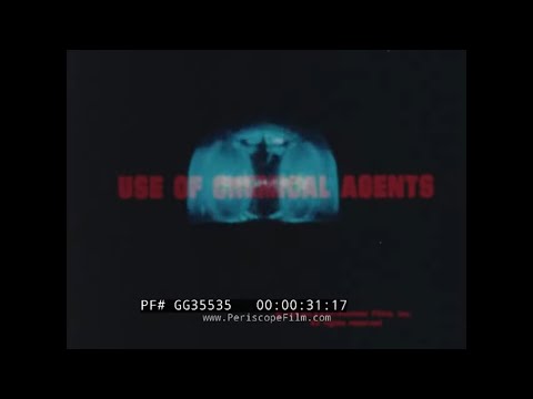 "USE OF CHEMICAL AGENTS" 1977 POLICE TRAINING FILM TEAR GAS, SMOKE & IRRITANT GAS GG35535