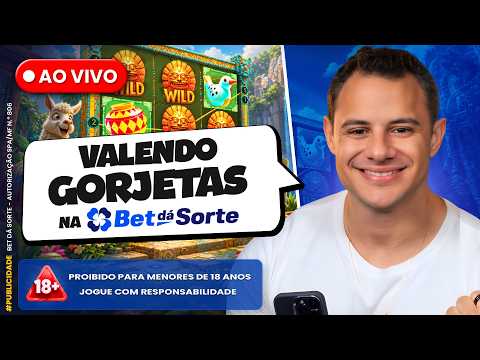 🎁 GORJETAS AO VIVO NA BET DÁ SORTE