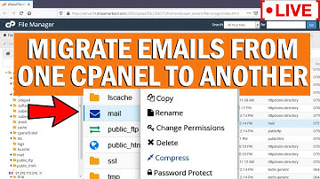 [🔴LIVE] How to migrate all emails from one cPanel to another?