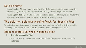 How to Exclude Specific File/s from Being Cached in Chrome: A Guide to Efficiency in Coding