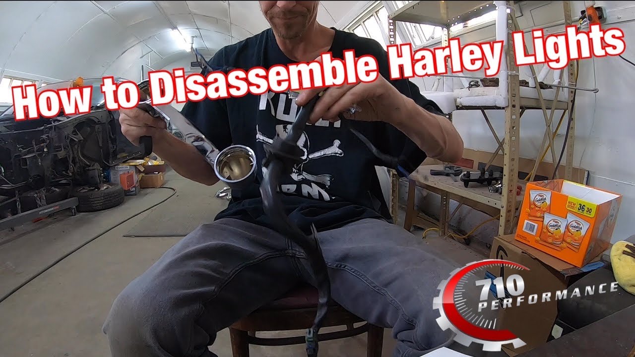 How To Disassemble Harley Bullet Turn Signals For Powder Coating