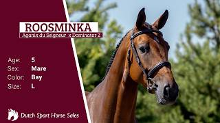 01. Roosminka (Aganix du Seigneur x Dominator Z)