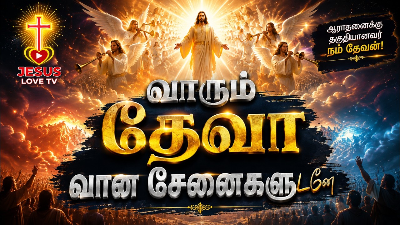 🔥வாரும் தேவா வான சேனைகளுடனே 🙏 | Old Tamil Christian Cover Song | JESUS LOVE TV