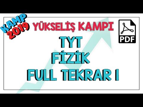 TYT Fizik Full Tekrar 1 | Kamp2019 #yükselişkampı