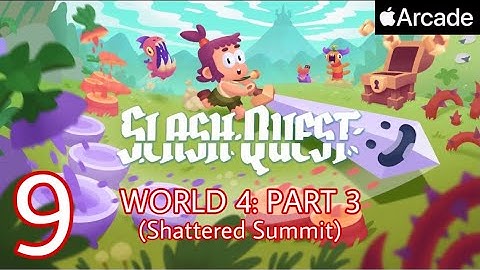 SLASH QUEST - Apple Arcade - World 4: Part 3 (Shattered Summit) - Gameplay #9 - iPhone 11 Pro Max