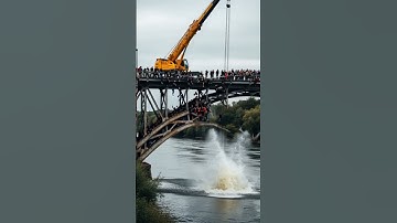 Bridge Collapse Disaster 2025: Crane Accident Plunges Crowd Into Chaos!