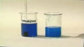 Опыты по химии. Реакция глицерина с гидроксидом меди (II)