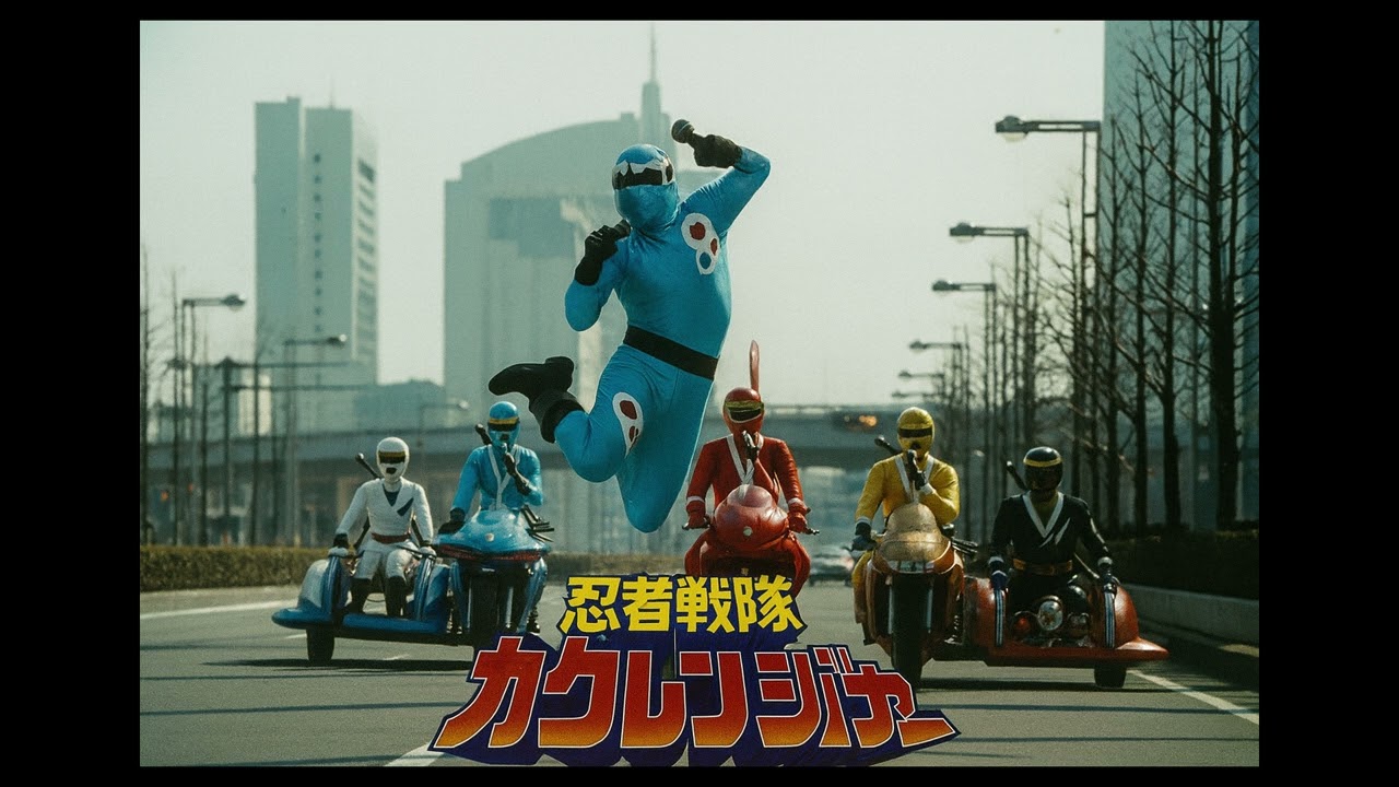 【カクレンジャーED】もしも「ニンジャ摩天楼KIDS」がプリンス風ミニマルファンクだったら？都会に潜む忍者Groove⚡️