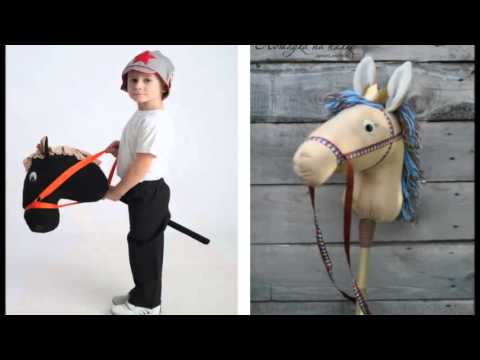 Мягкая игрушка - лошадка на палочке: выкройка и мастер-класс
