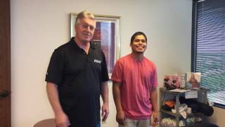 Houston Chiropractor Dr Gregory Johnson Adjust Man From Farmington New Mexico