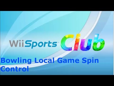 wii sports resort bowling spin control