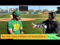 A's Cast Live: Sam Moll Spring Training Catch Up