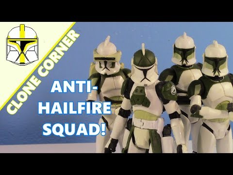 Star Wars The Clone Wars Anti-Hailfire Droid Squad Clone Trooper Bantha Squad Star Wars The Clone Wars Anti-Hailfire Droid Squad Clone Trooper Bantha Squad