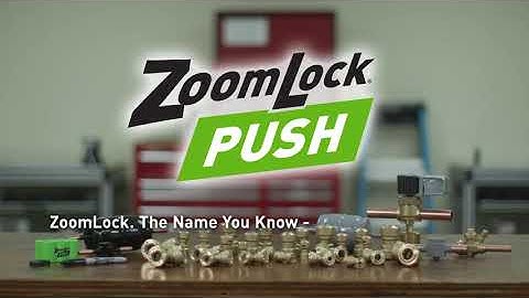 ZoomLock PUSH Refrigerant Push Fittings - High Pressure HVACR Push to Connect Fittings