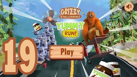 Grizzy and the Lemmings Yummy Run - Gameplay Walkthrough part 19 (Android/iOS)