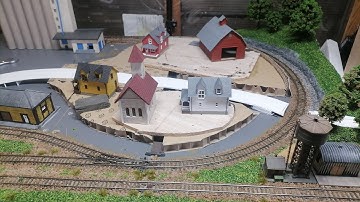 Treinloods dinsdag. Beste locaties voor een modelspoorbaan of spoorweg- en lay-outupdate.