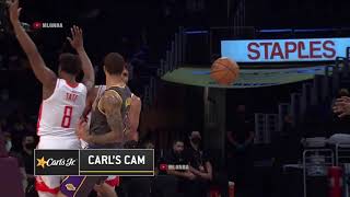 Kyle Kuzma did his best Magic Johnson impression🤭 Lakers vs Rockets