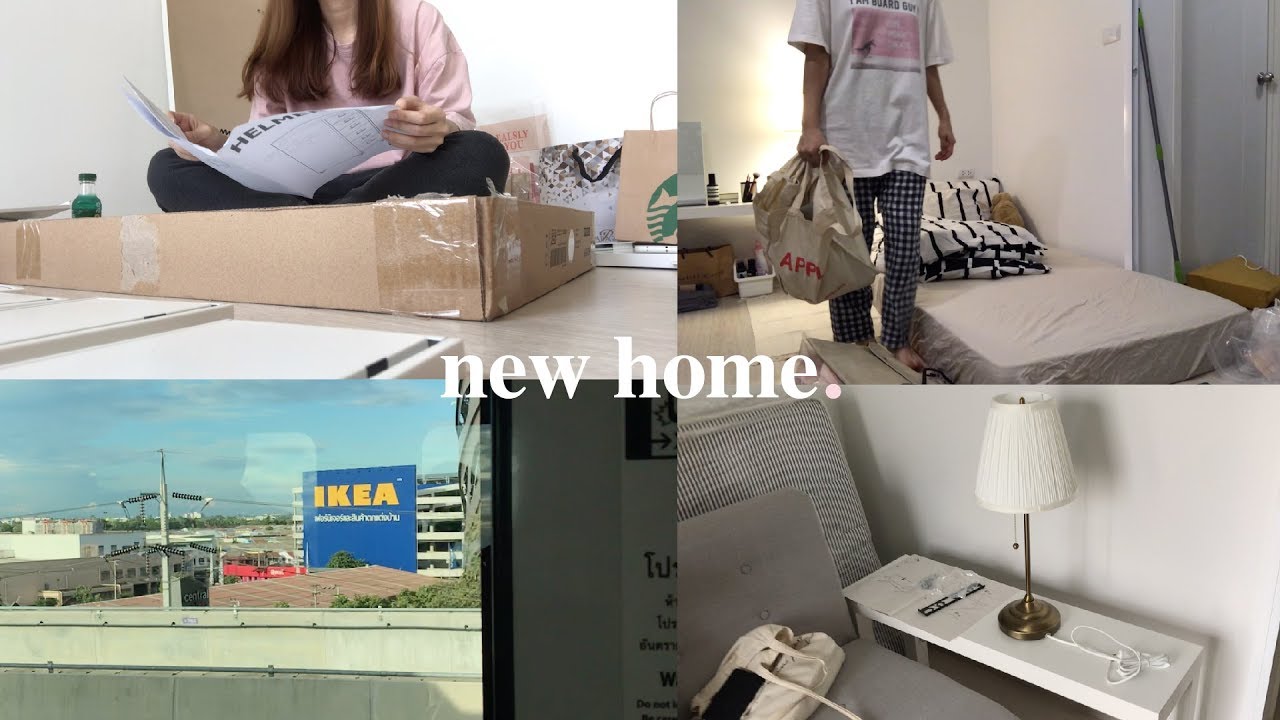 VLOG 🏠 ROOM DECOR 🧽 ย้ายที่อยู่, ตกแต่งห้อง, เดินเล่นซื้อของ ikea✨