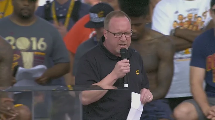 David Griffin Speech | Cleveland Cavaliers Championship Parade | June 22, 2016 | NBA Finals