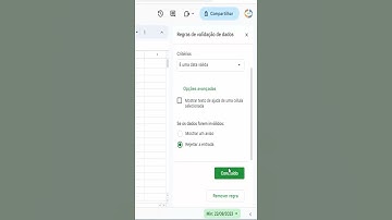 Permitir Digitar Somente Data em Coluna do Google Sheets