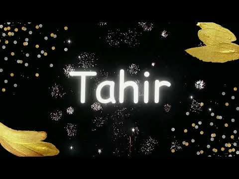 Yeni ad günü təbriki: Tahir | Ad günün mübarək Tahir