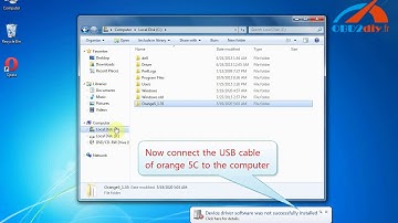Comment installer le logiciel OEM Orange 5 Plus 1.35 sur Win7