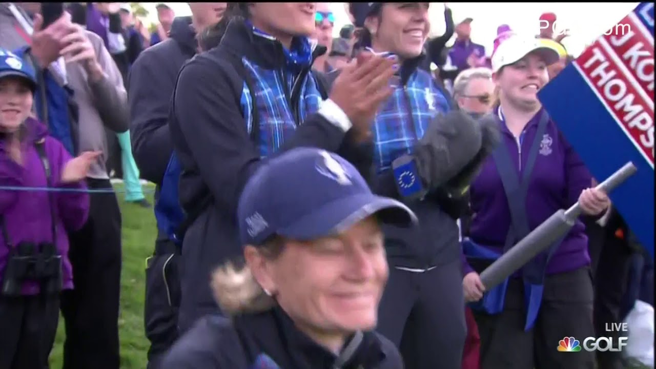 Afternoon fourball matches on Day 1 of the Solheim Cup