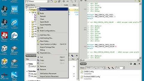CMSIS Configuration Wizard path modify at the project macro SES