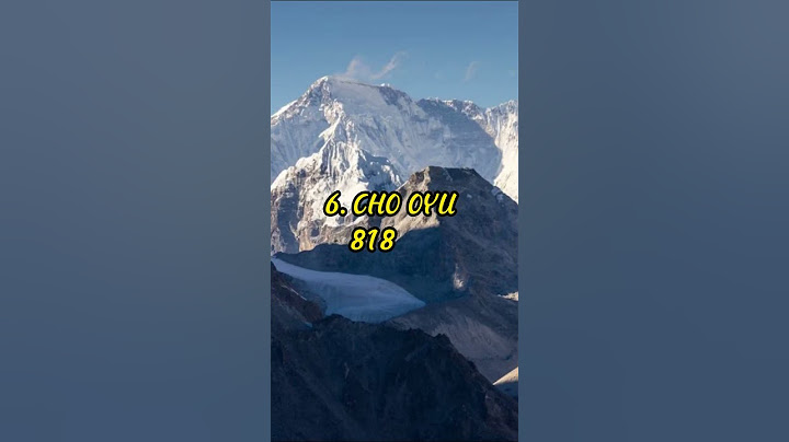 Top 10 những ngọn núi cao nhất thế giới