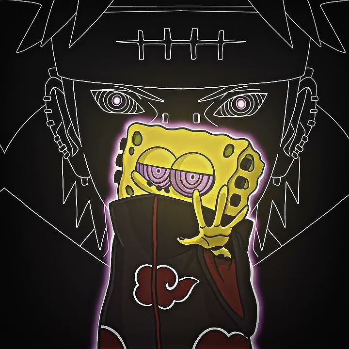 Akatsuki x spongebob ☝🥶//jedag jeeug anime naruto//#animeedit #anime #spongebob  #akatsuki